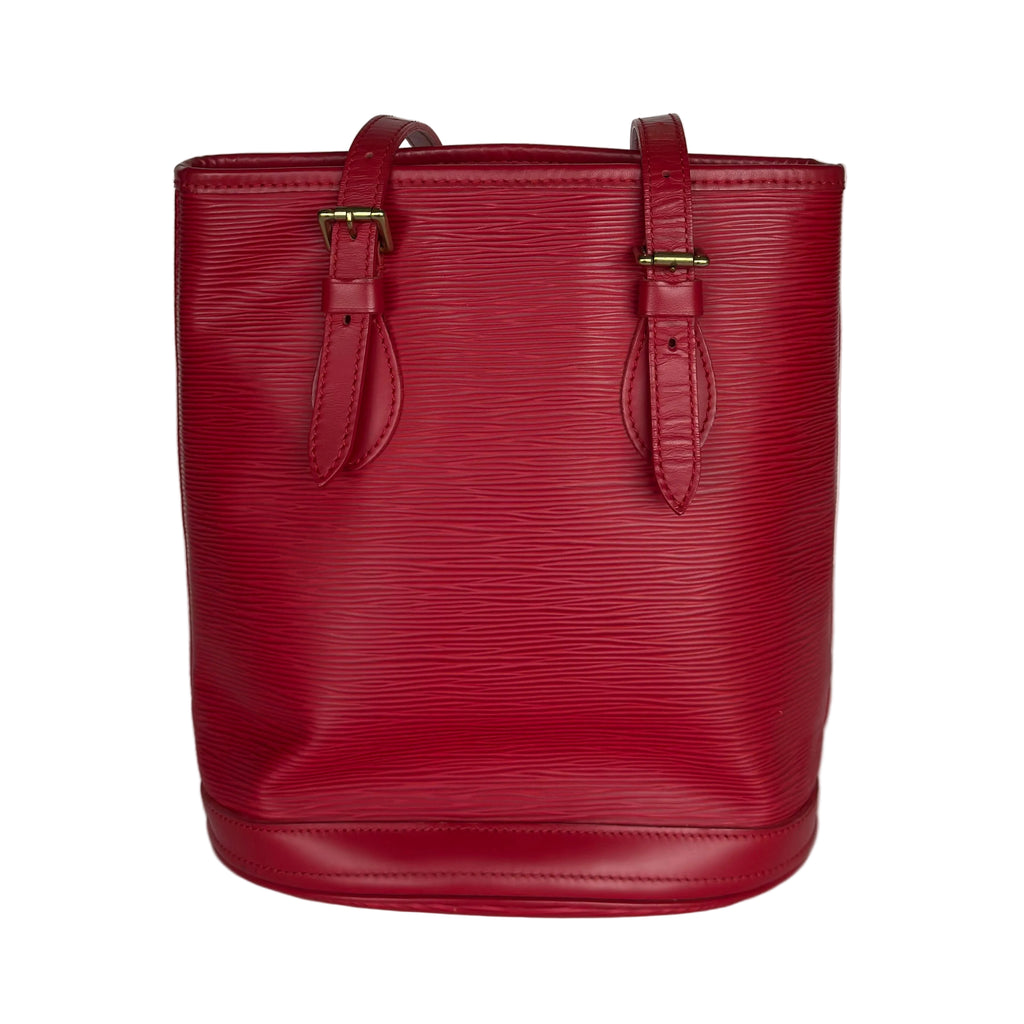 Bucket epi roja Louis Vuitton