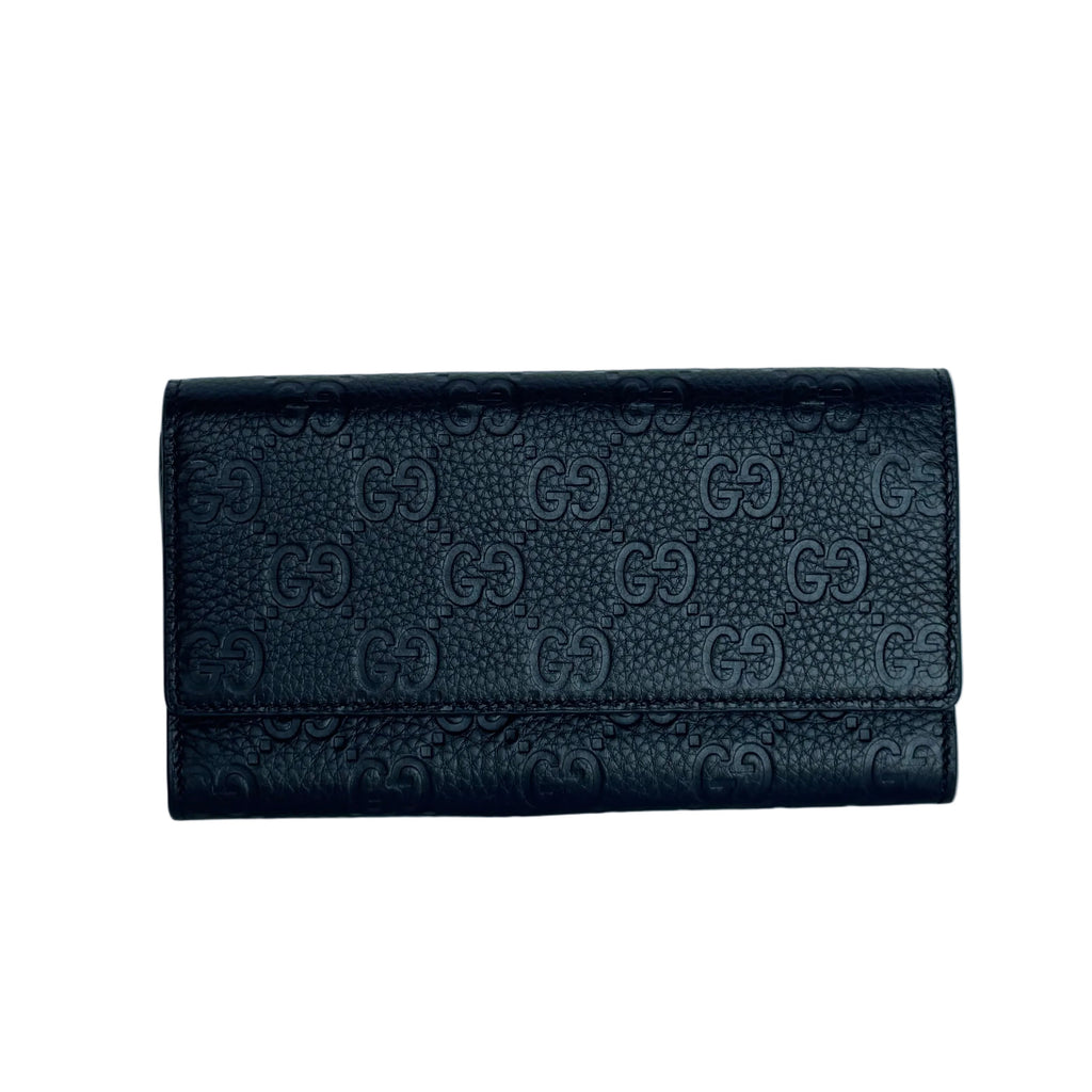 Gucci GG Signature Leather Continental Wallet