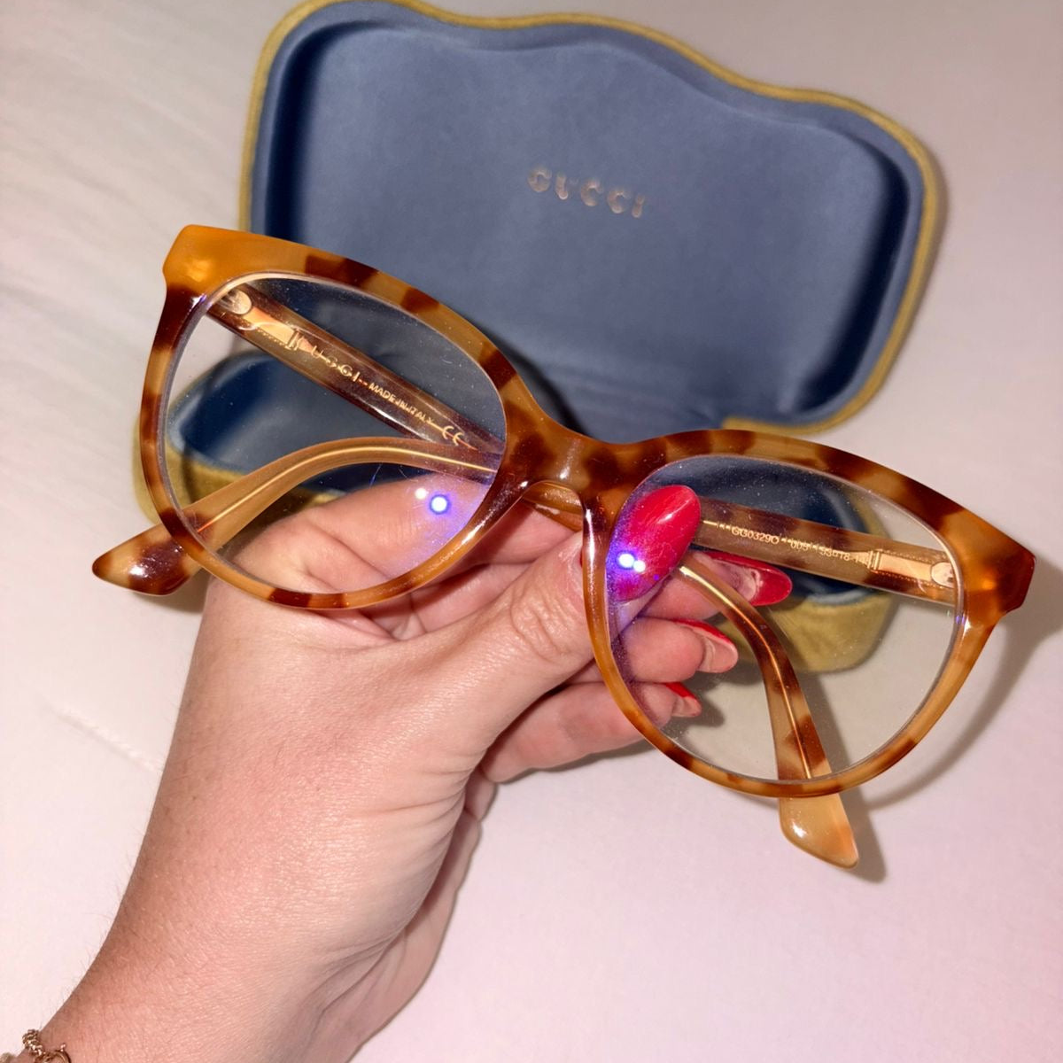 Lentes Gucci armazón café