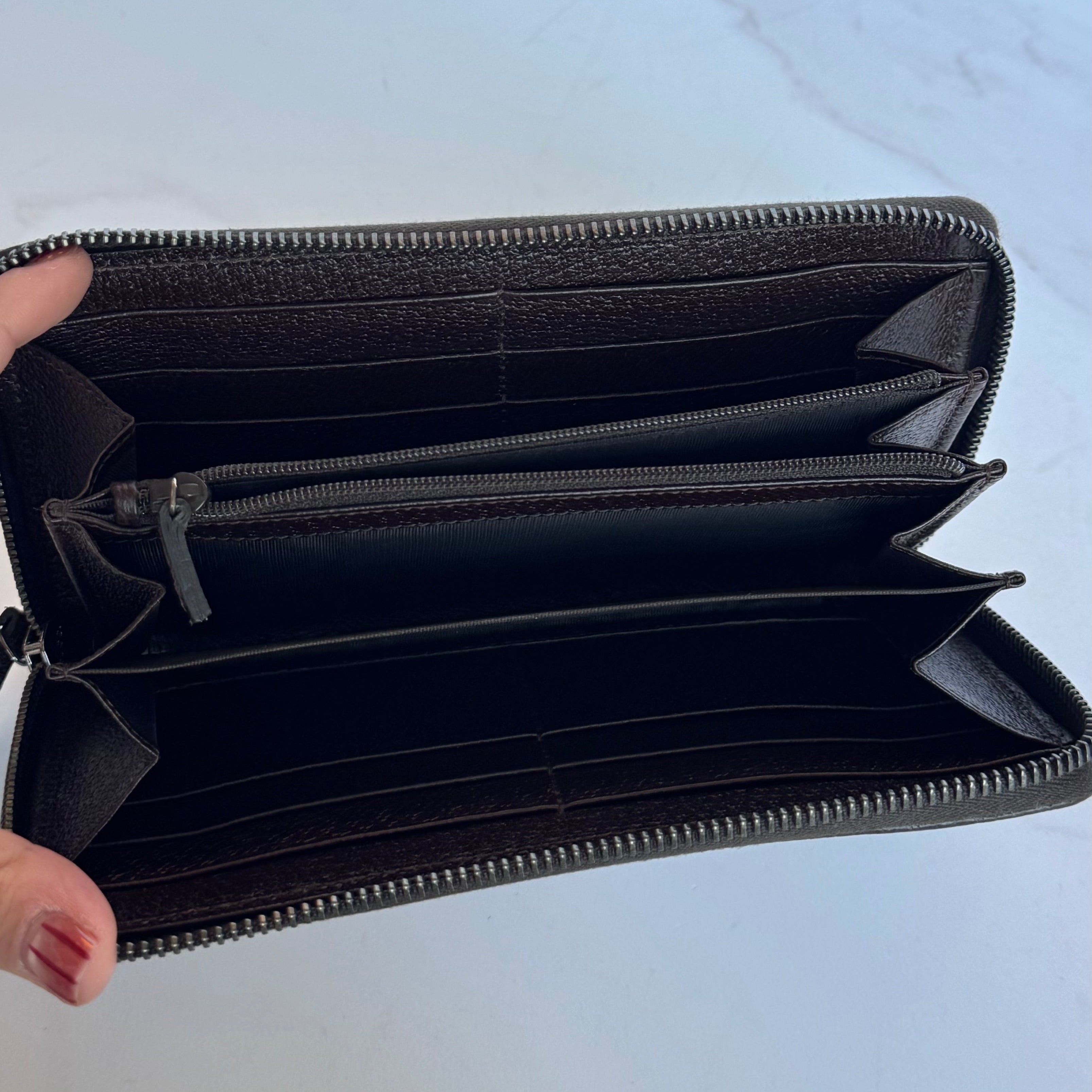 Gucci GG Canvas Continental Wallet