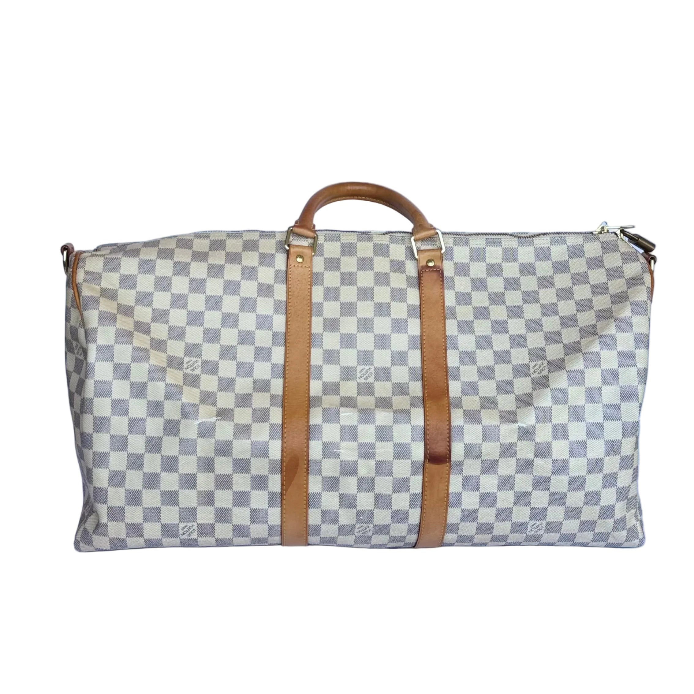 KEEPALL 55 Damier Azure
