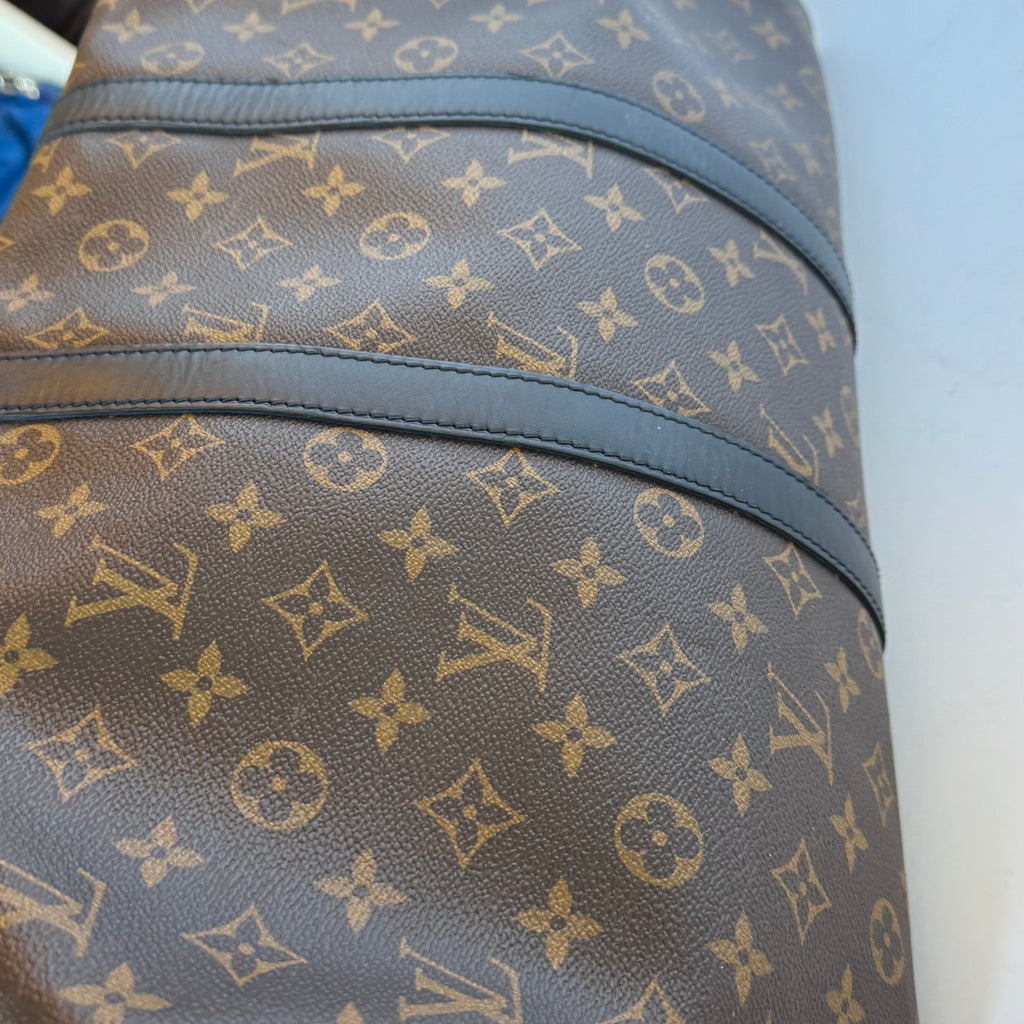 KEEPALL 50 BANDOULIERE MONOGRAM MACASSAR