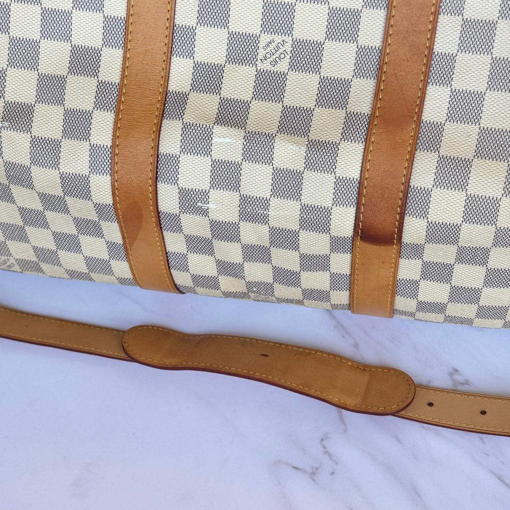 KEEPALL 55 Damier Azure