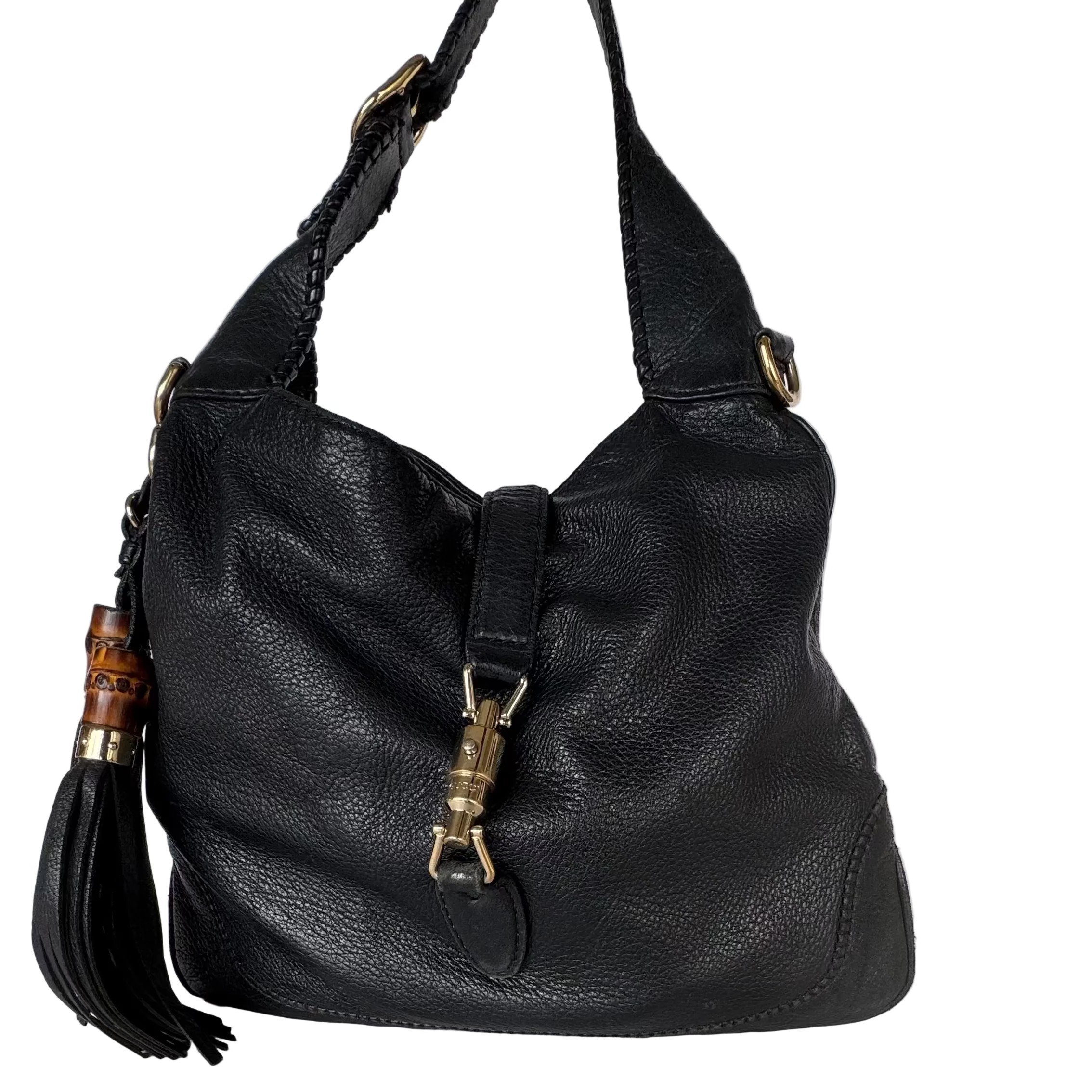 Gucci negra piel