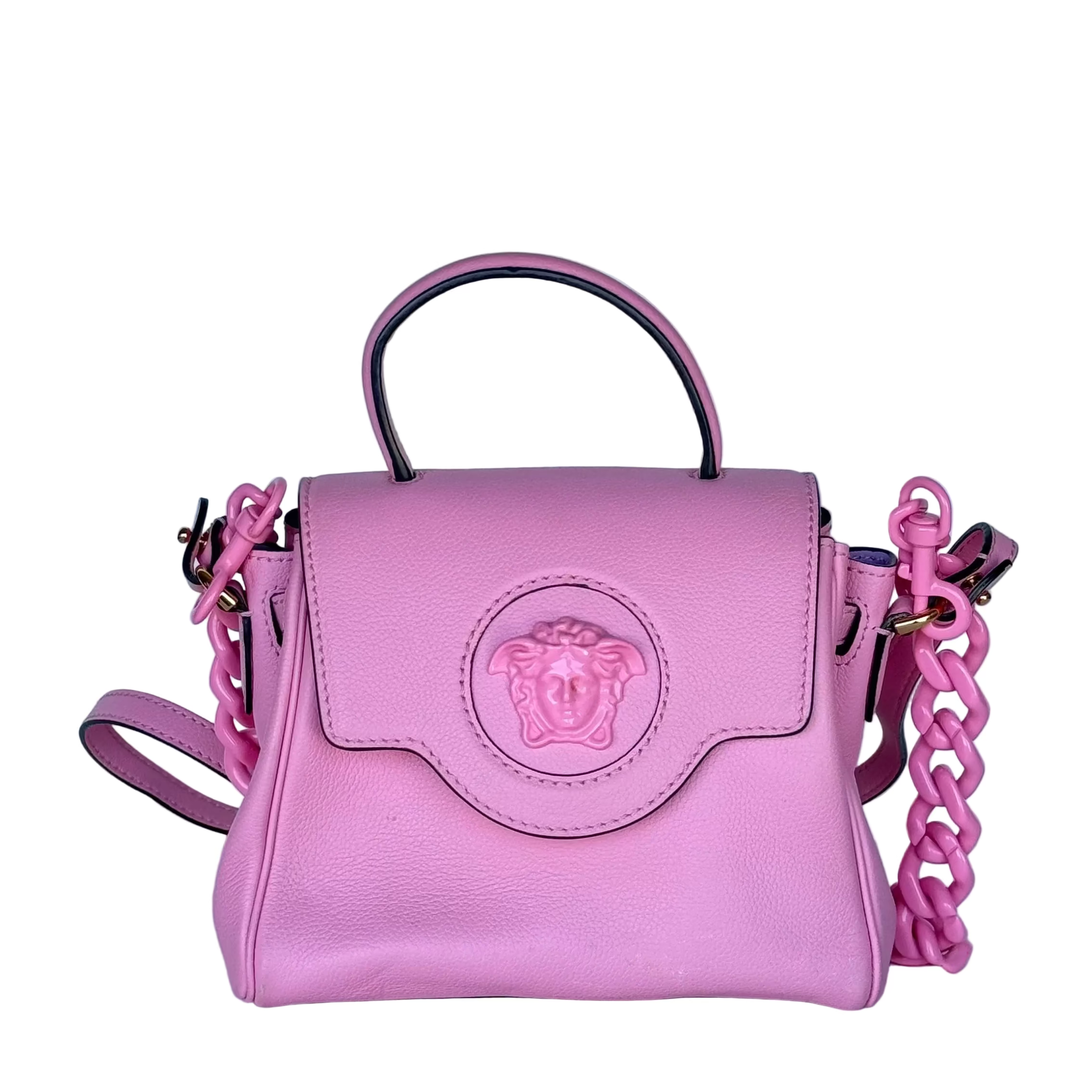 Bolsa Medusa rosa Valentino