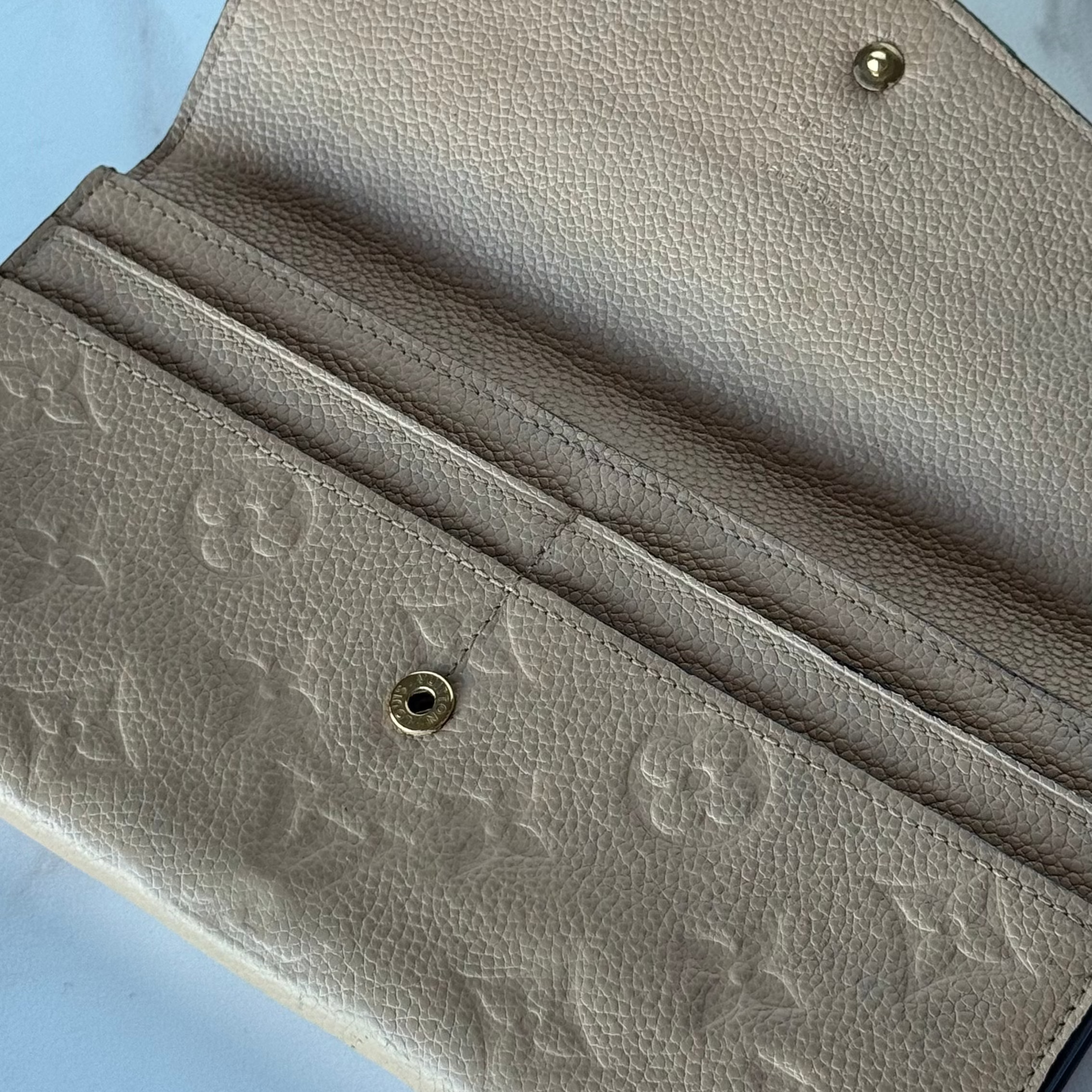 Cartera Louis Vuitton nude