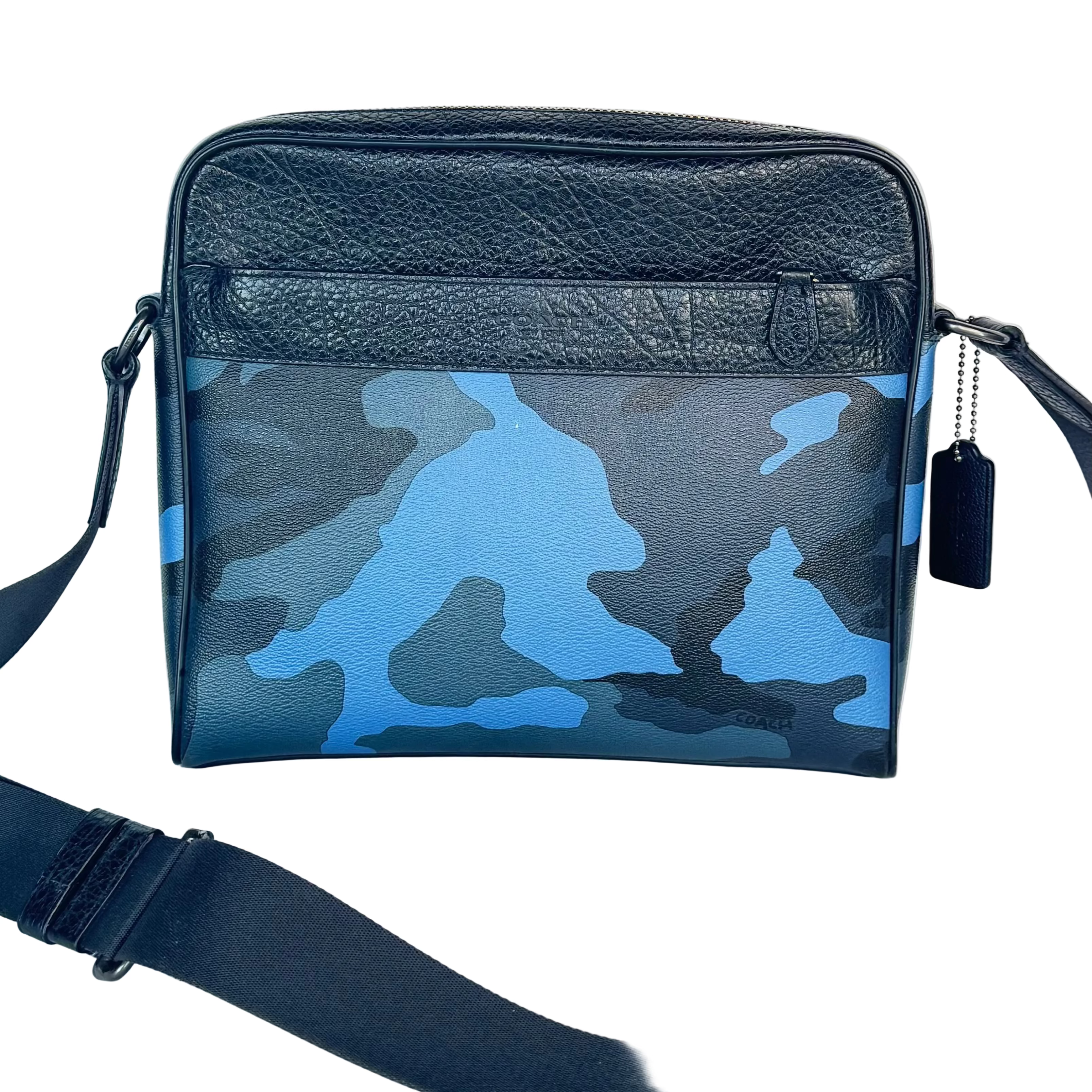 Mochila Coach camo azul