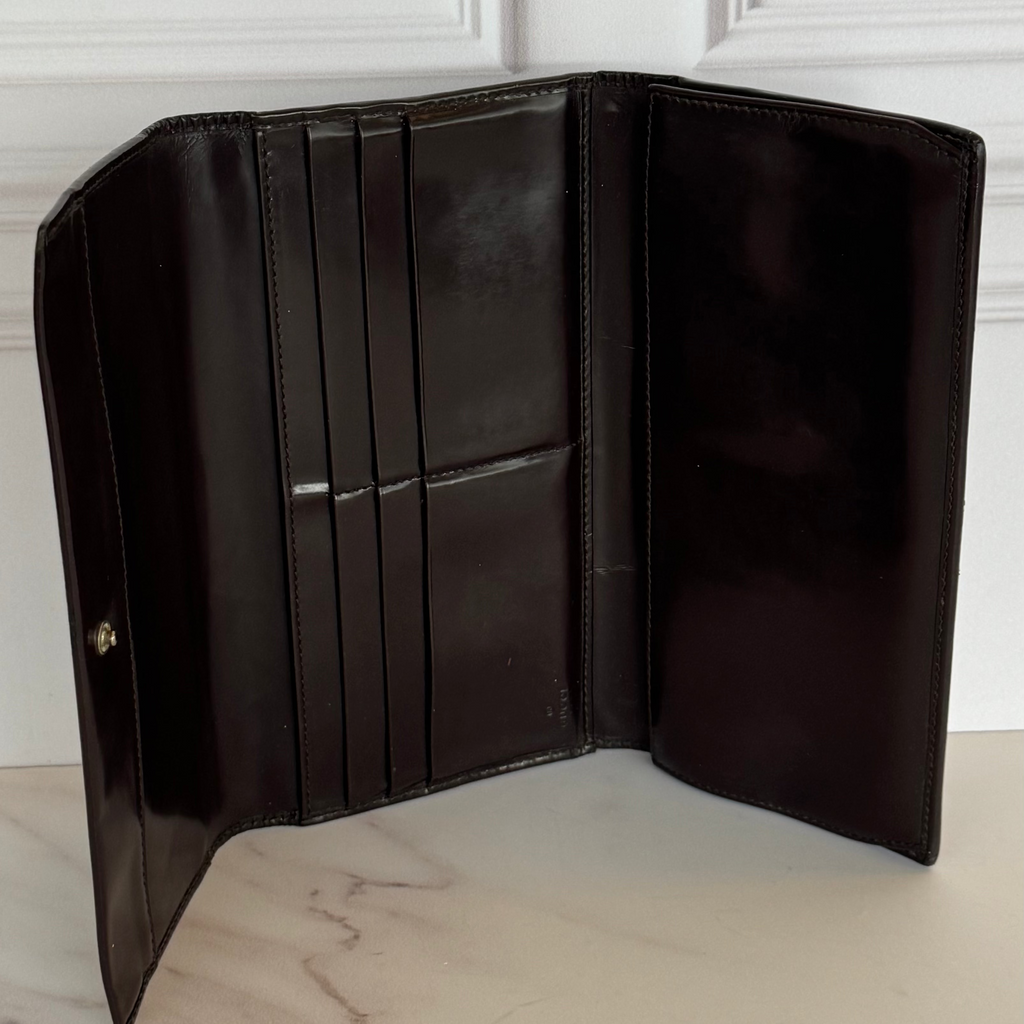 Cartera Gucci café