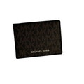 Cartera cafe con logo Michael Kors