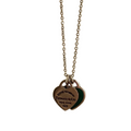 Collar doble corazón azul Tiffany & Co