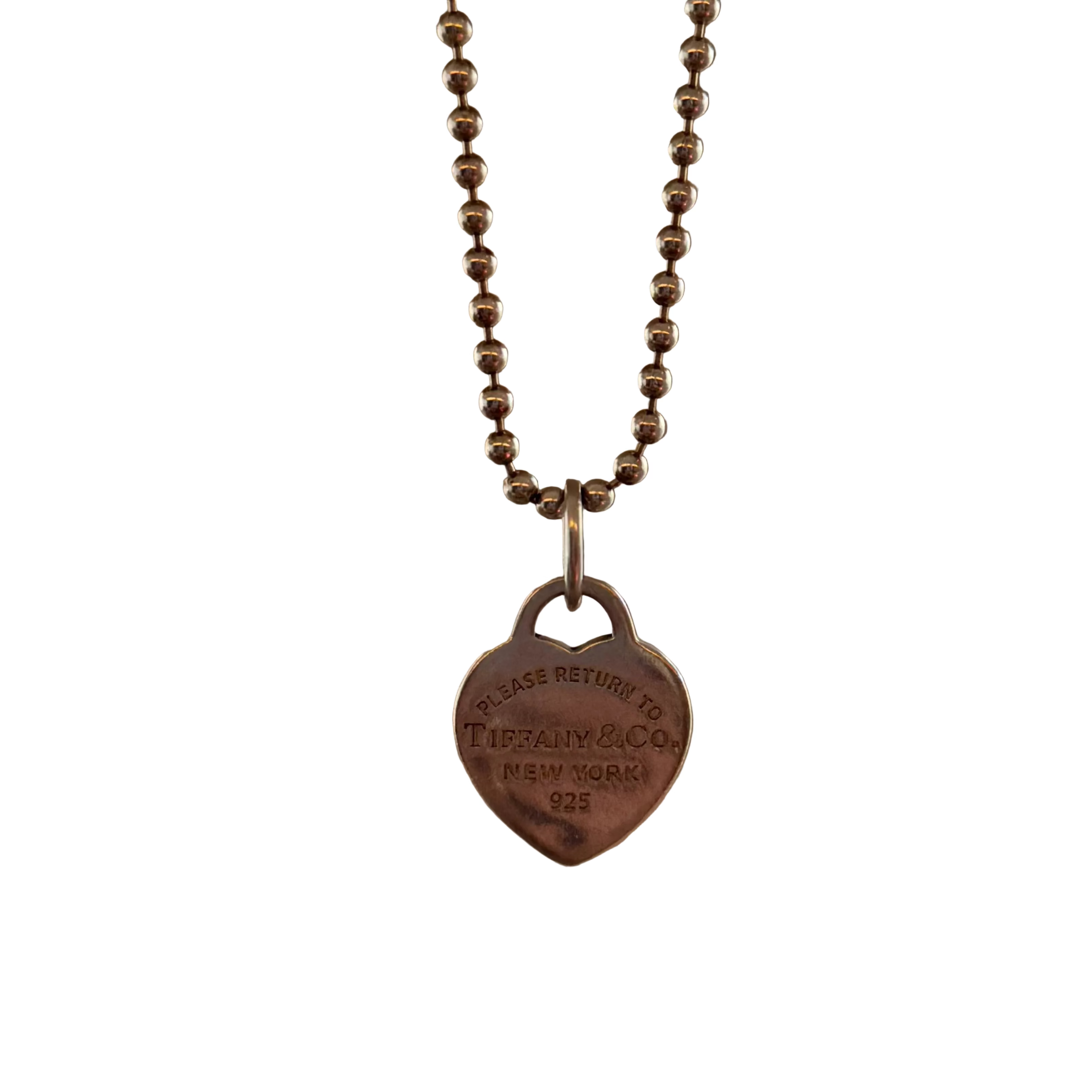 Collar corazón grande azul Tiffany & Co