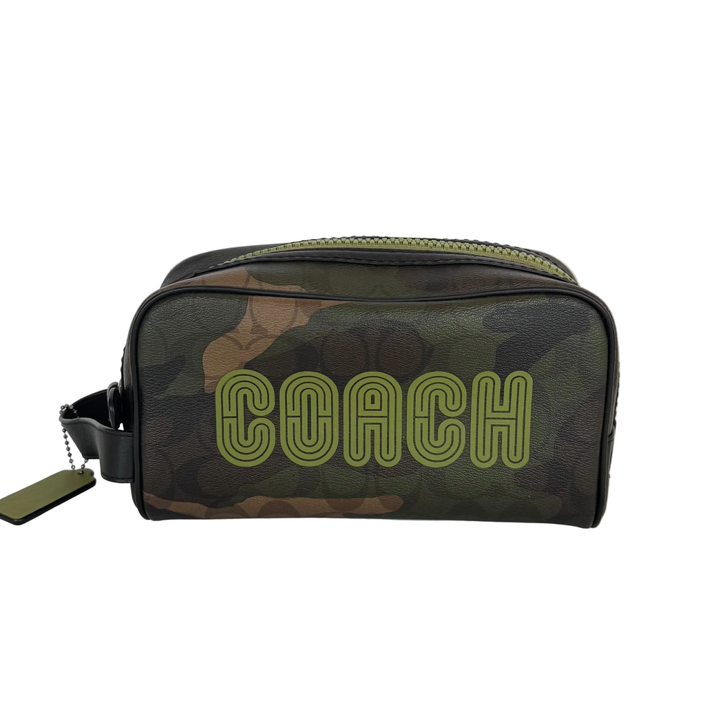 Neceser Coach verde militar