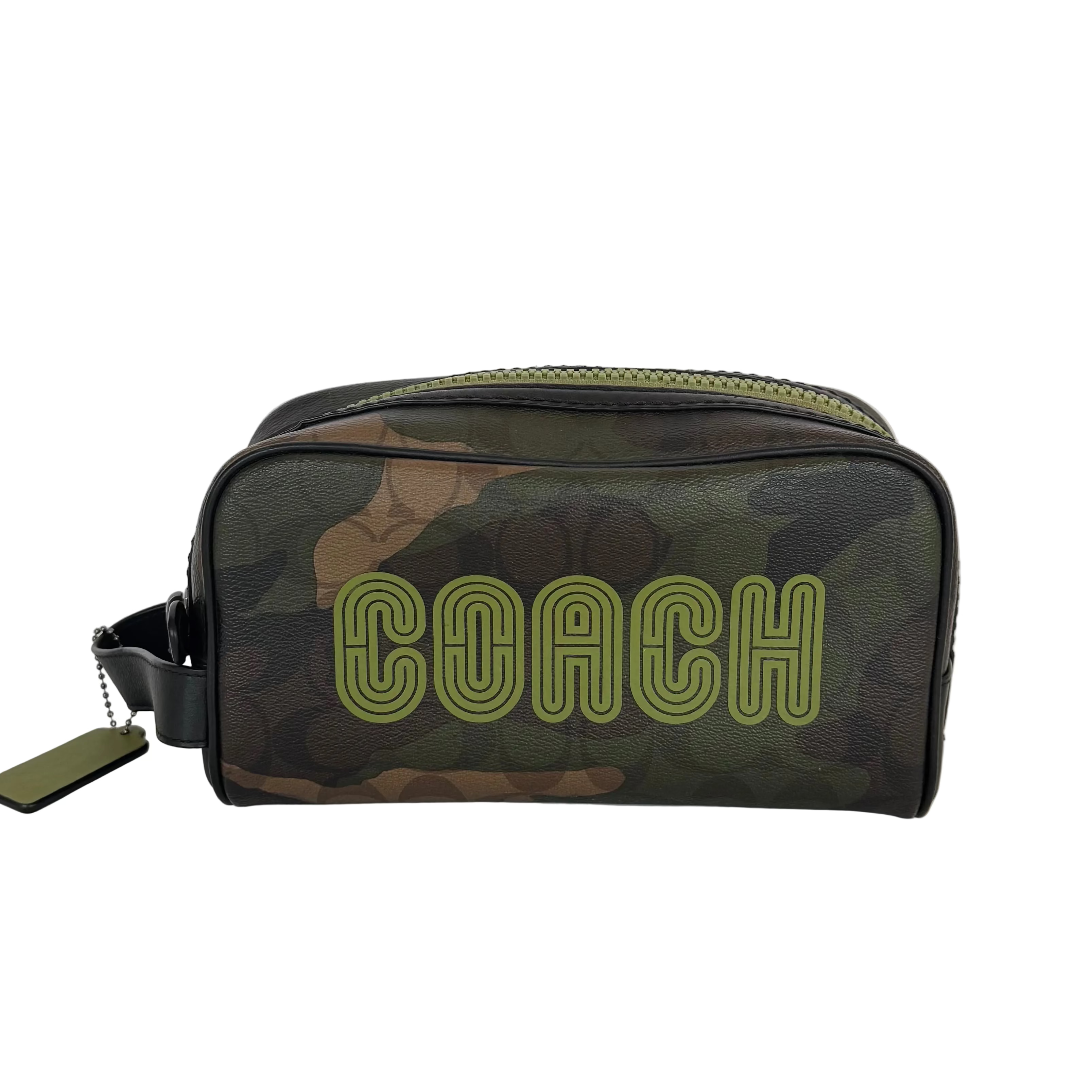 Neceser Coach verde militar