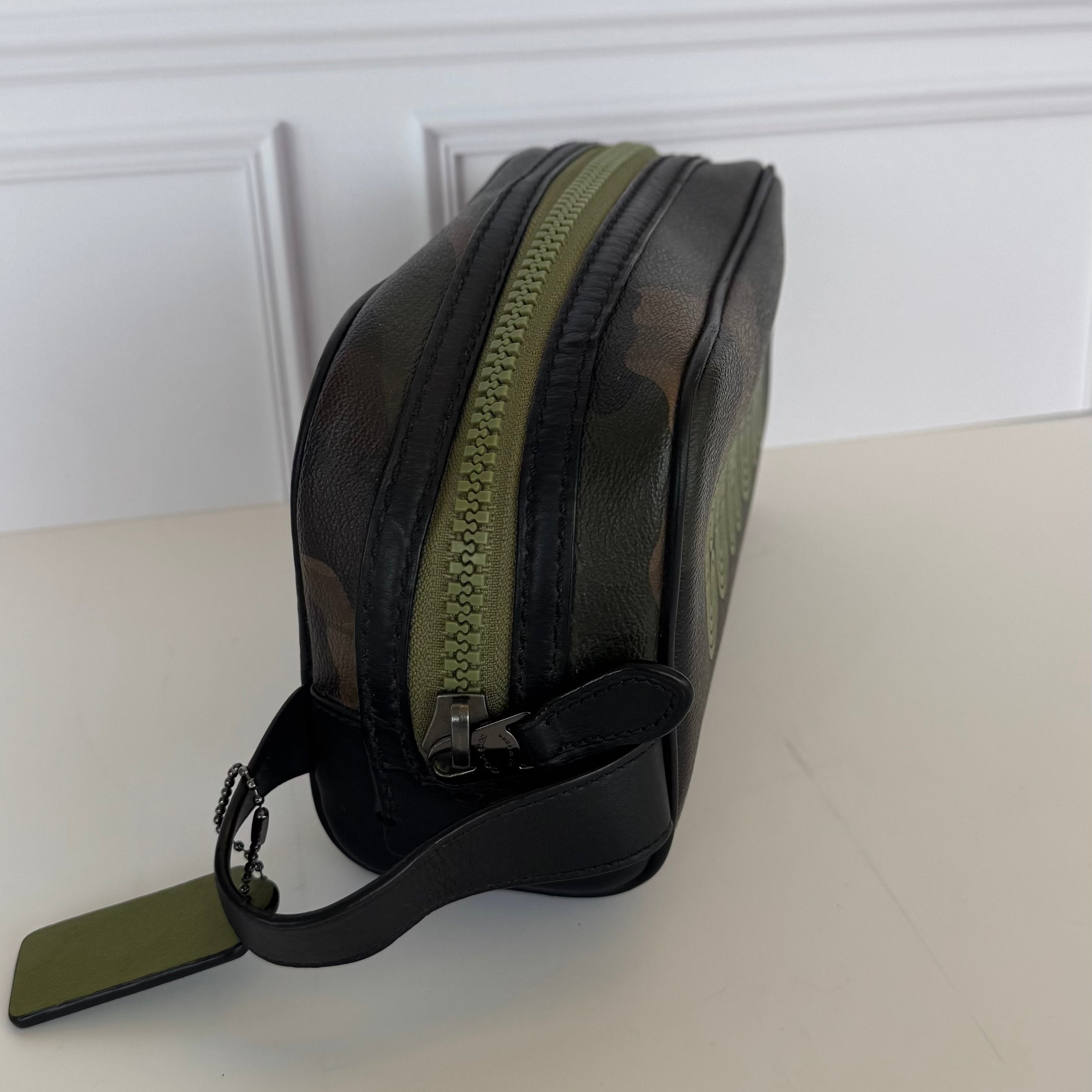 Neceser Coach verde militar