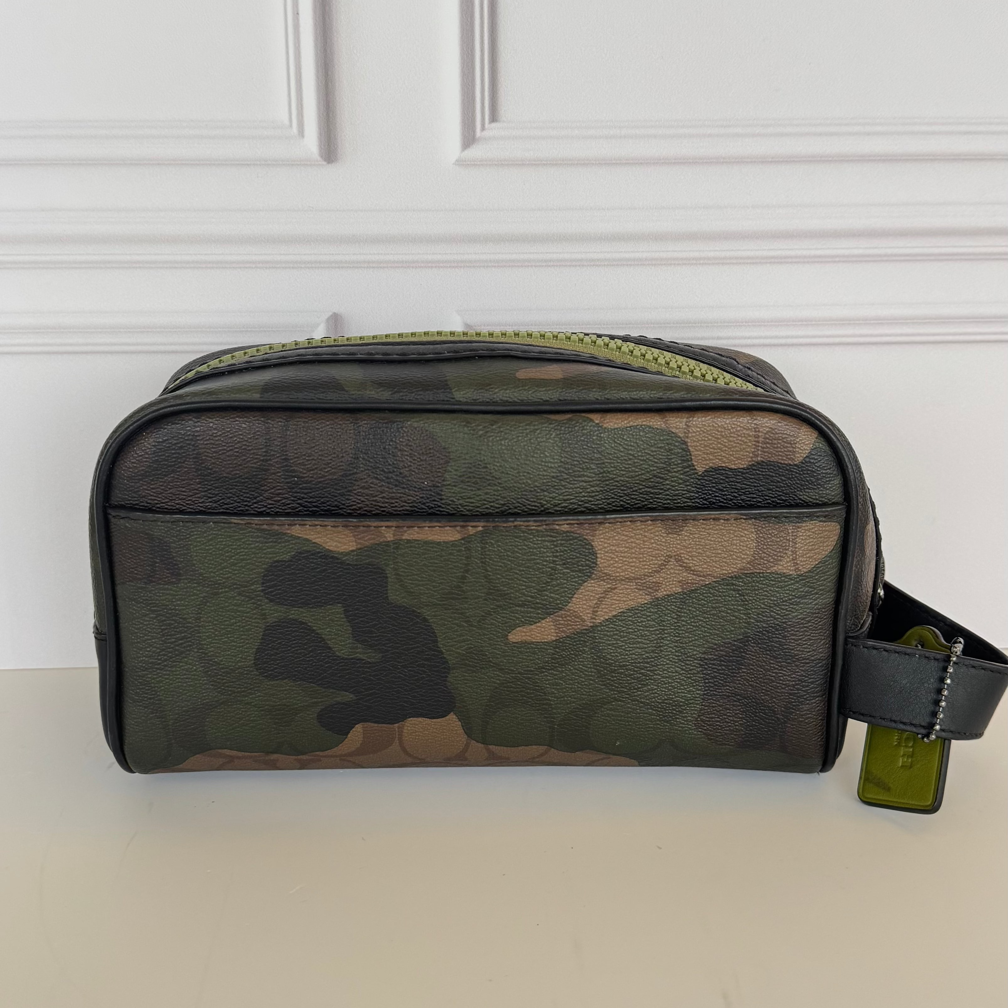 Neceser Coach verde militar