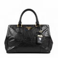 Prada signature top Handle bag