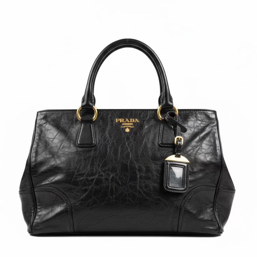 Prada signature top Handle bag