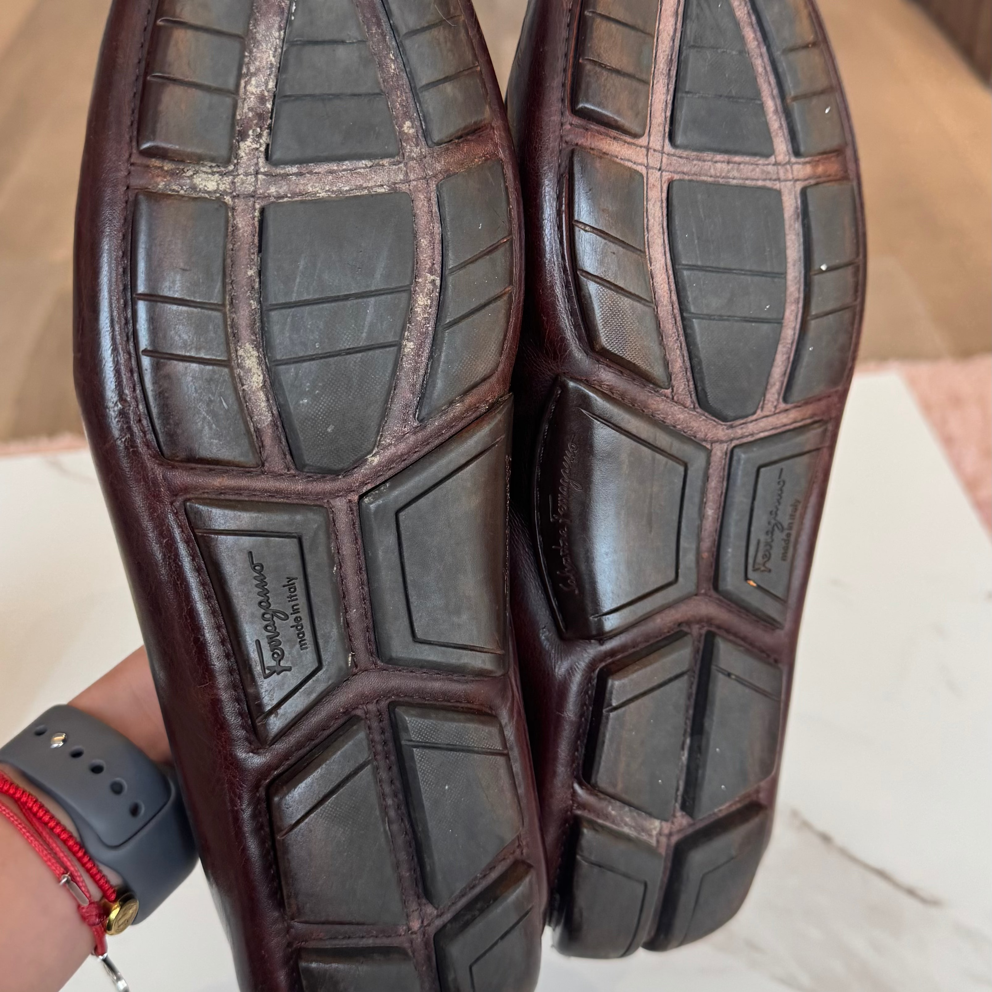 Mocasines Ferragamo cafés