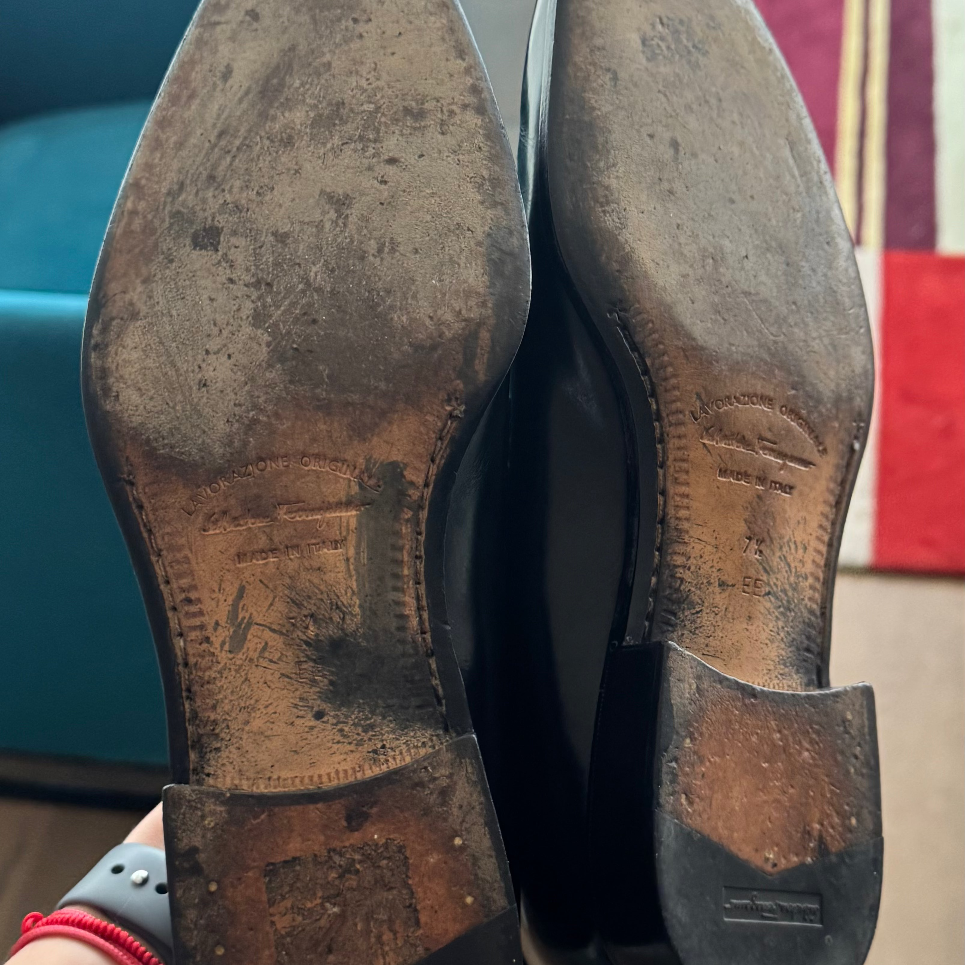 Mocasines negros Ferragamo
