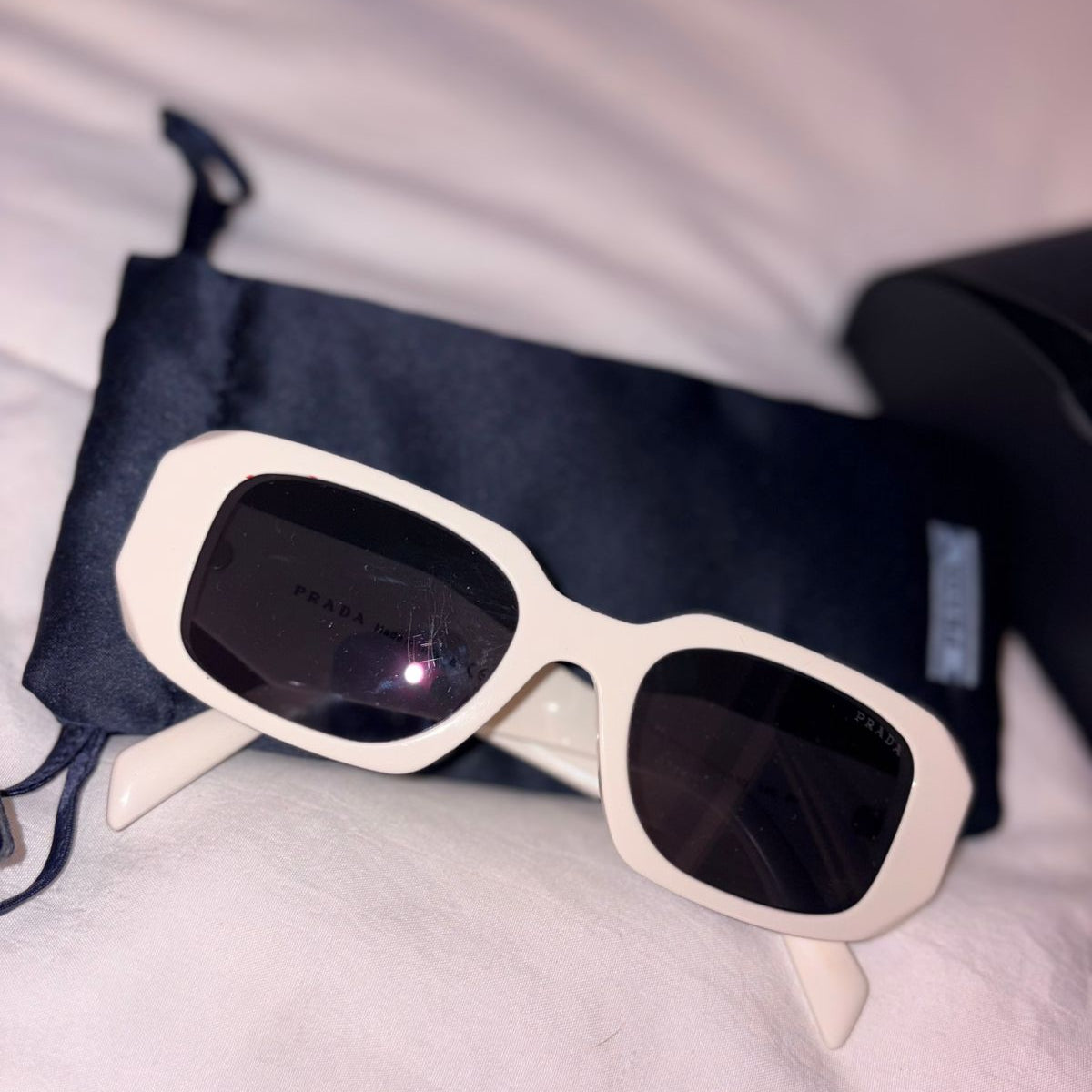 Lentes PRADA blancos